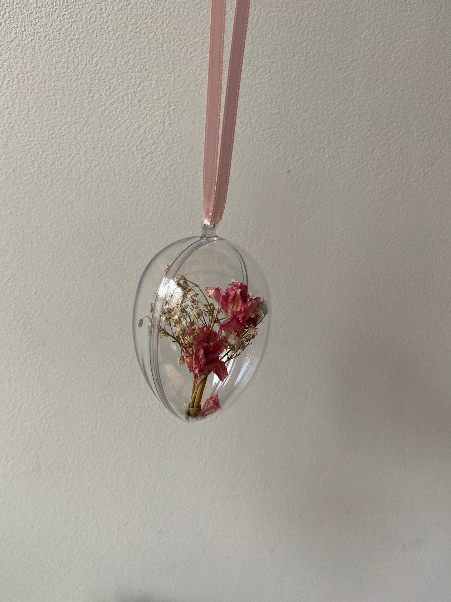 Blüten-Eier | Osterei mit Blüten | Osterdeko | Frühling | Trockenblumen | Acryl | Osterstrauch | Frühlingsboten | zart