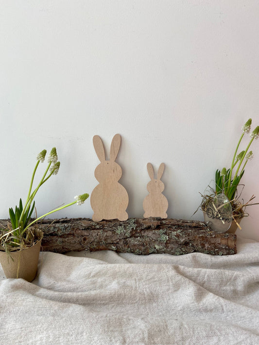 Hase | Osterhase | Holzhase | Anhänger | Ostern | Ostertisch | Osterdeko | Deko | Einladung | Tischdeko | zum Aufhängen | Osterstrauch