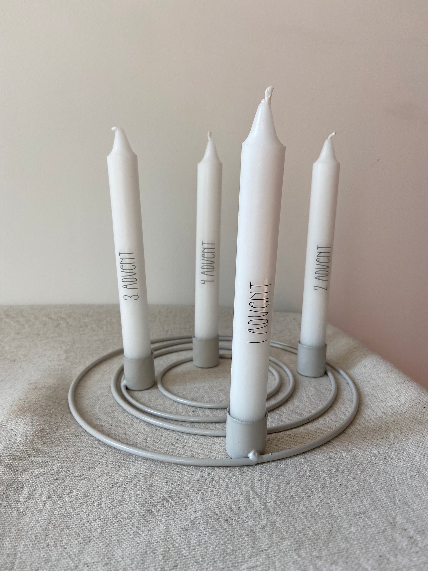 Kerzenhalter | Ringe | Adventskranz | Metallringe | Advent | stone| Skandinavisch | schlicht | Weihnachten | Minimalistisch | Wohndeko