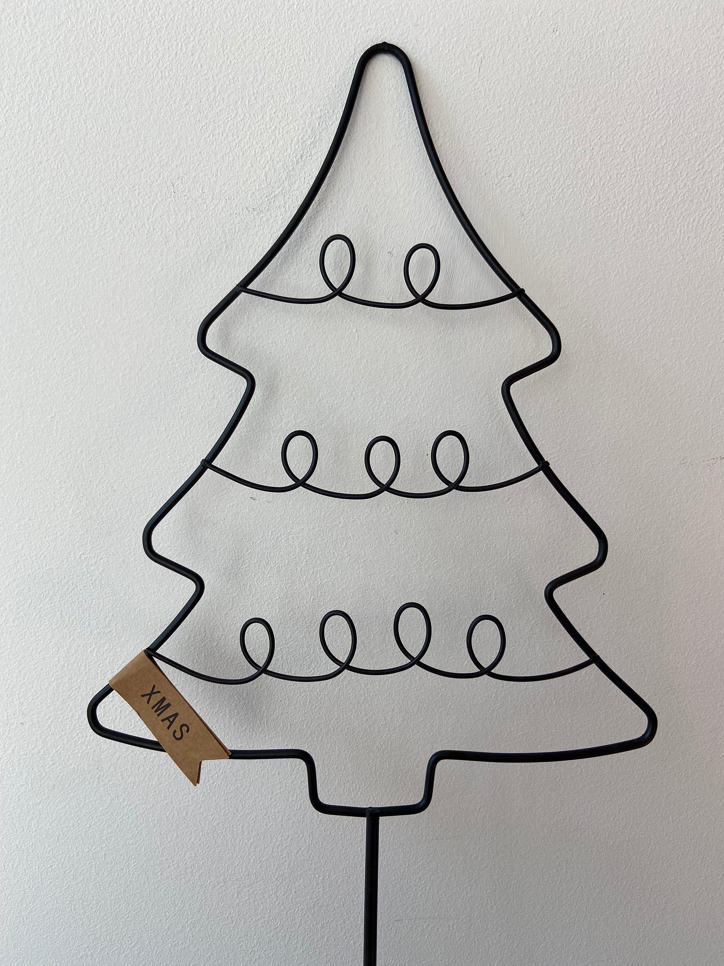 Metall Tannenbaum | Tannenbaum | Weihnachtsdeko | Adventsdekation | WeihnachtsTopper | Baum | schwarz | Christbaum | Stab