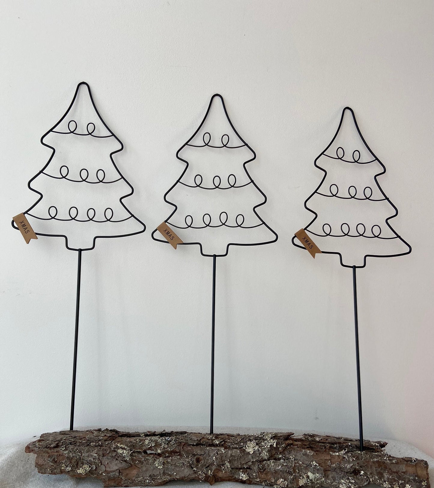 Metall Tannenbaum | Tannenbaum | Weihnachtsdeko | Adventsdekation | WeihnachtsTopper | Baum | schwarz | Christbaum | Stab