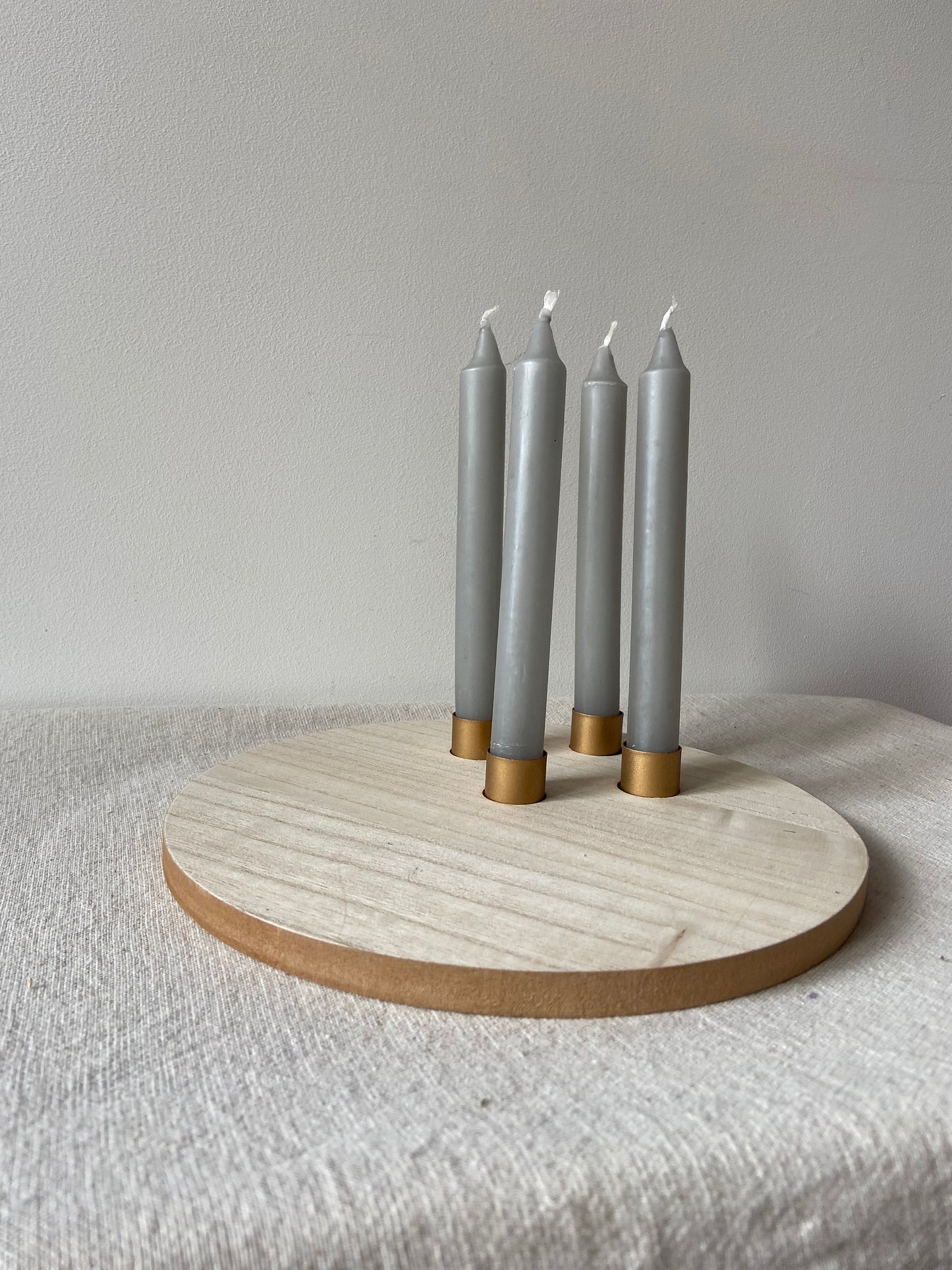 Holz-Kerzentablett | Adventskranz | Advent | Weihnachten | Winter | Kerzen | Holz | Kerzenhalter