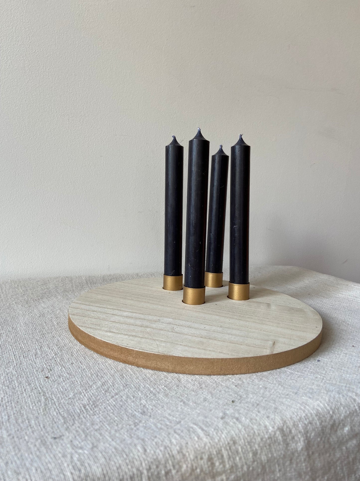 Holz-Kerzentablett | Adventskranz | Advent | Weihnachten | Winter | Kerzen | Holz | Kerzenhalter
