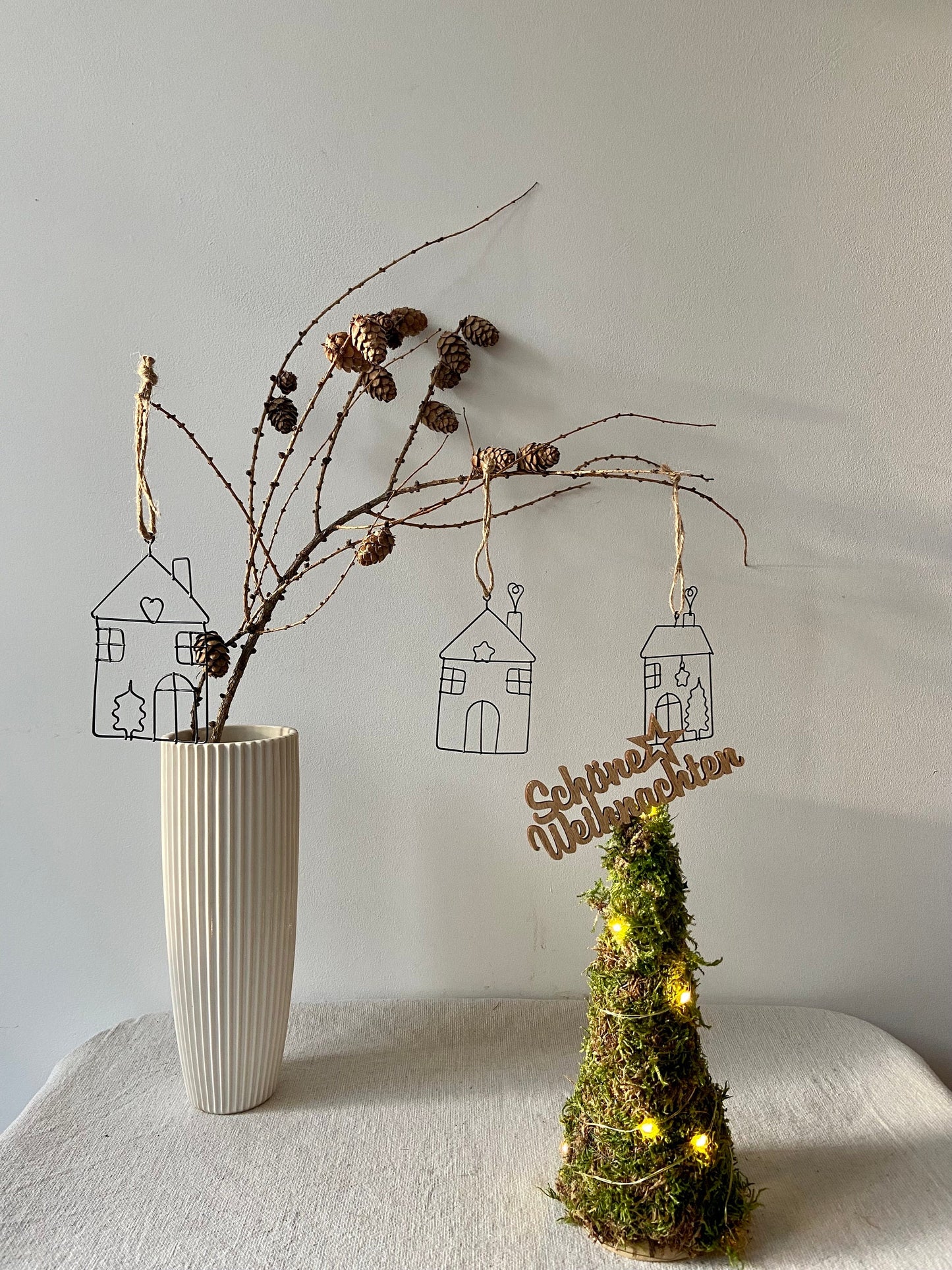 Haus | Weihnachtshaus | Metallhaus | Weihnachten | Advent | Weihnachtsdeko | Fensterdeko | Anhänger | Adventsdeko | Christbaumschmuck