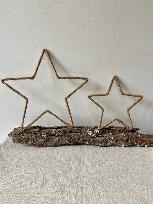 Stern | Weihnachtsstern | Jutestern| Weihnachten | Advent | Weihnachtsdeko | Deko | Fensterdeko | Anhänger | Adventsdeko