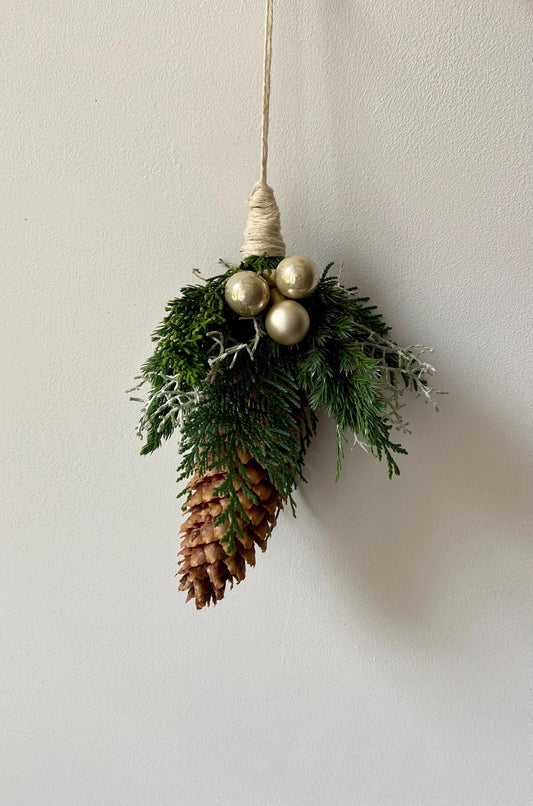 Weihnachtszapfen | Baumanhänger | Weihnachten | Herbst | Advent | Baumschmuck | Christbaum | Fensterdeko | Kugeln | fisches Grün